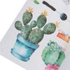 Cactus Potted Living Room Bedroom Tv Background Self-Adhesive Wall Stickers