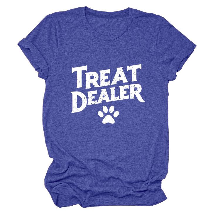 Temperament Casual Versatile Crew Neck Women's Short Sleeve T-Shirt
