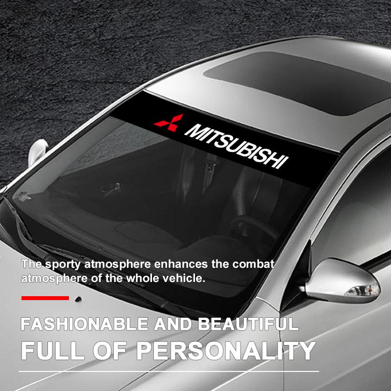 Αυτοκόλλητα Μπροστινού Παρμπρίζ Αυτοκινήτου Μπροστινά και Πίσω Διακοσμητικά Αυτοκόλλητα Για Mitsubishi Outlander I200 Pajero Eclipse ASX Lancer Space Delica Ex