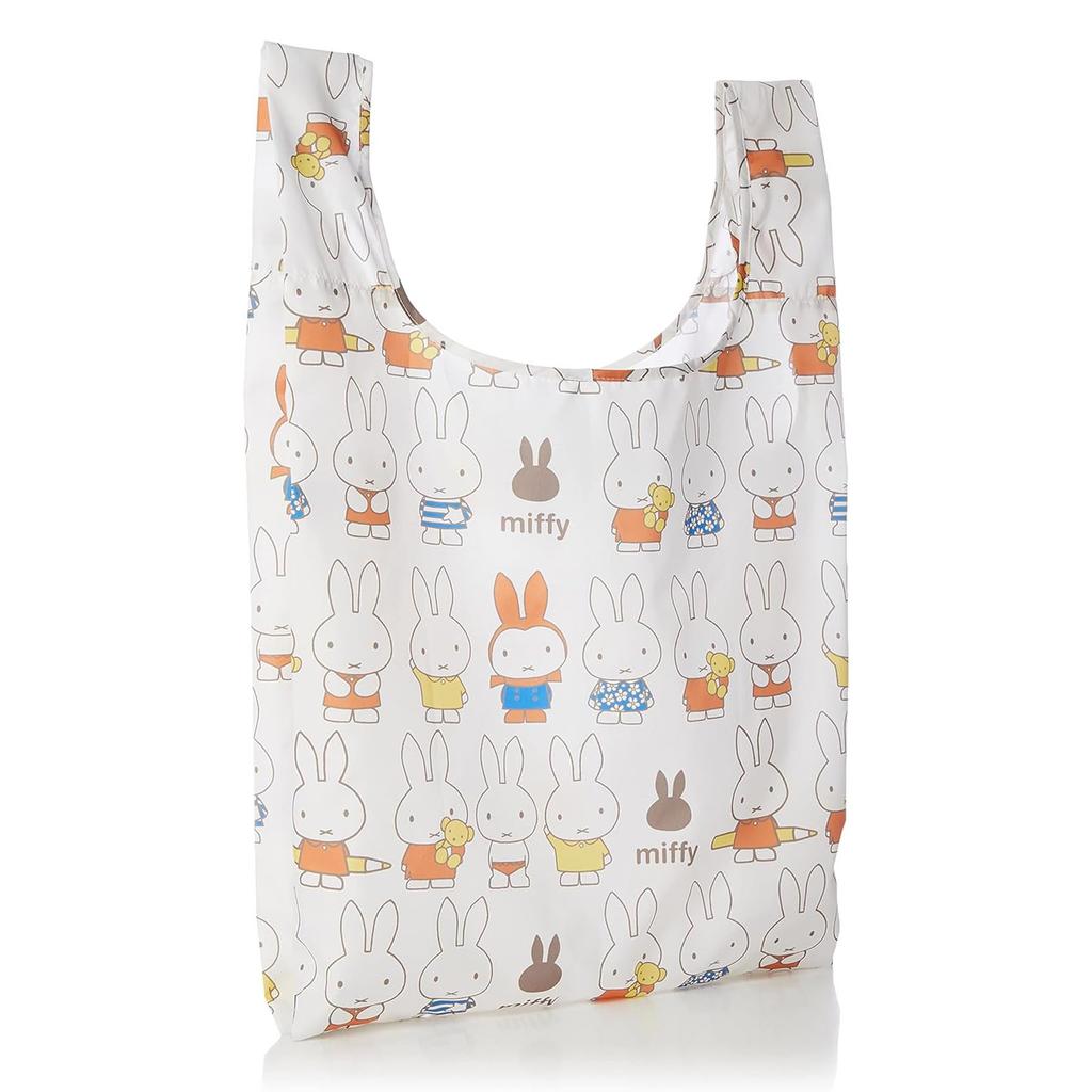 Marushin Miffy Eco Cute Miffy x W40 x D20cm 12 x Made with Recycled Product 5905004400 Bag, Collection, H63.5 (Stored 12cm), Polyester, Number