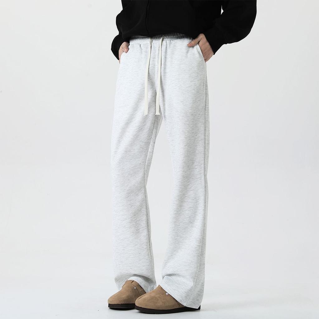 Light board casual pants men's cotton trousers American trend slightly pull spring and autumn versatile men's trousers sports drape
