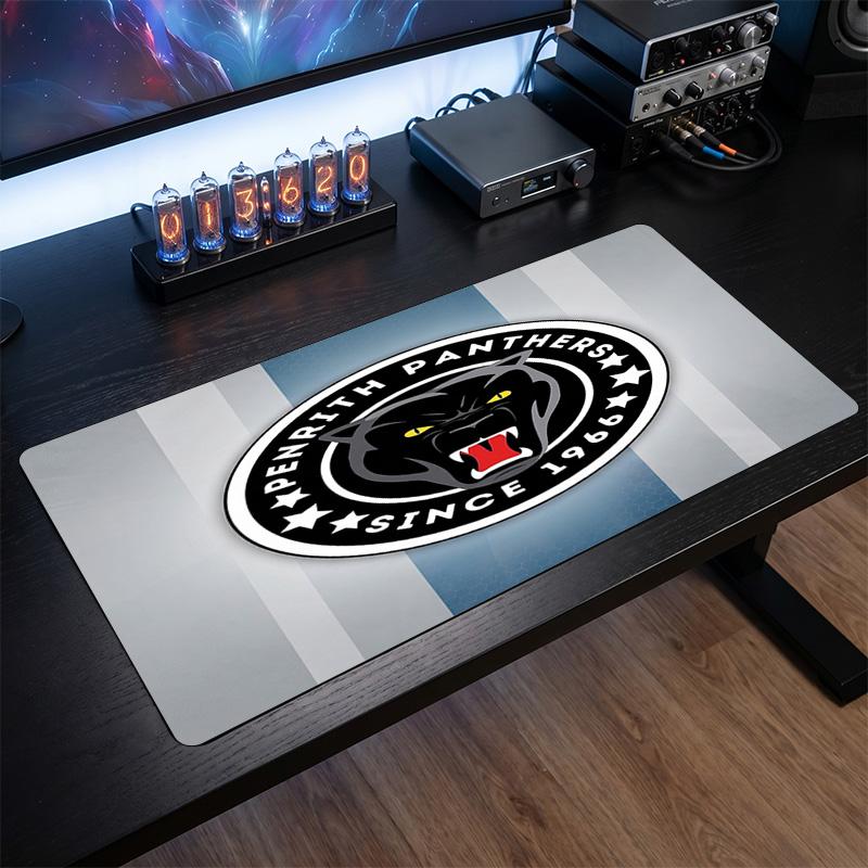 Penrith Panthers Pattern Mousepad Anti?Slip Rubber Desk Pad For Gaming Working Desktop Decoration