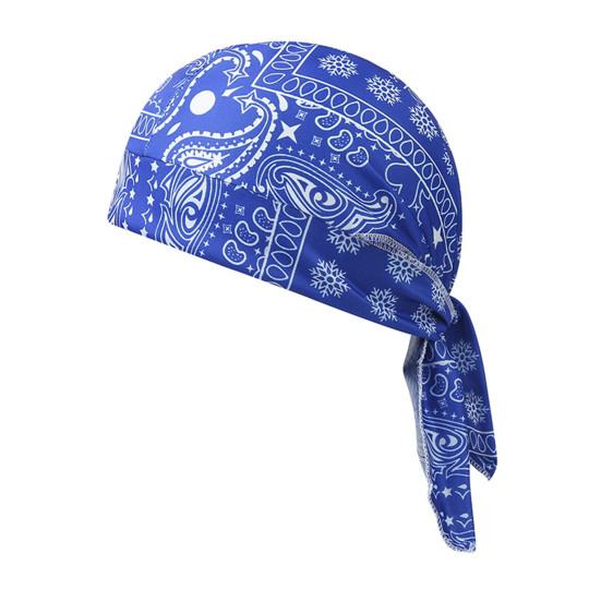 Paisley Cooling Headscarf Cap Set, Sweat Wicking Adjustable Straps Elastic Fit Breathable Hand Washable Headwrap