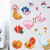 1 Set Kühlschrankaufkleber, klein, leicht, magnetisch, leicht zu reinigen, abnehmbarer Kühlschrankaufkleber, Heimdekoration für das Wohnzimmer