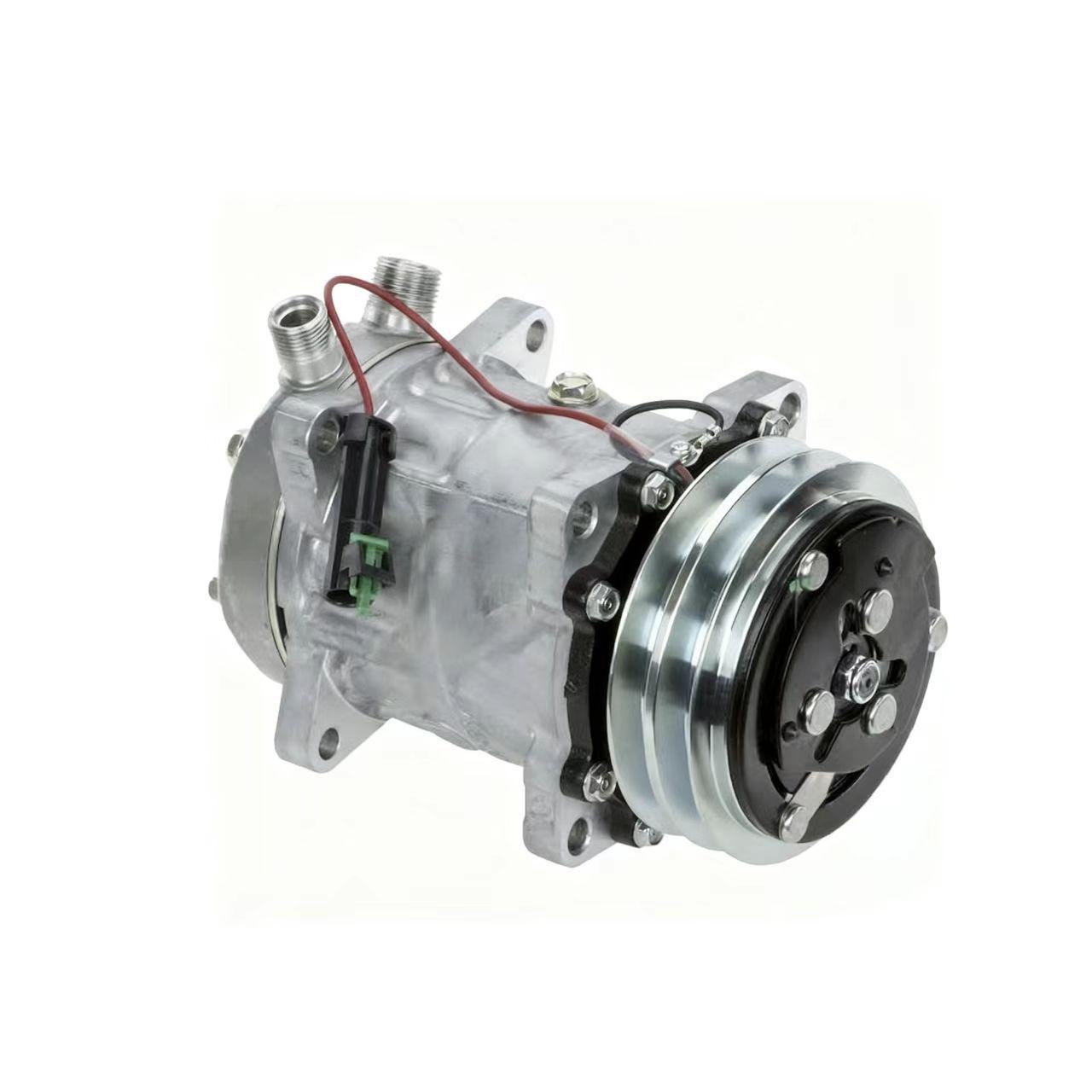 7H15 AC Compressor Compatible with SANDEN Models 4627-4663-9515-t4549 Iron