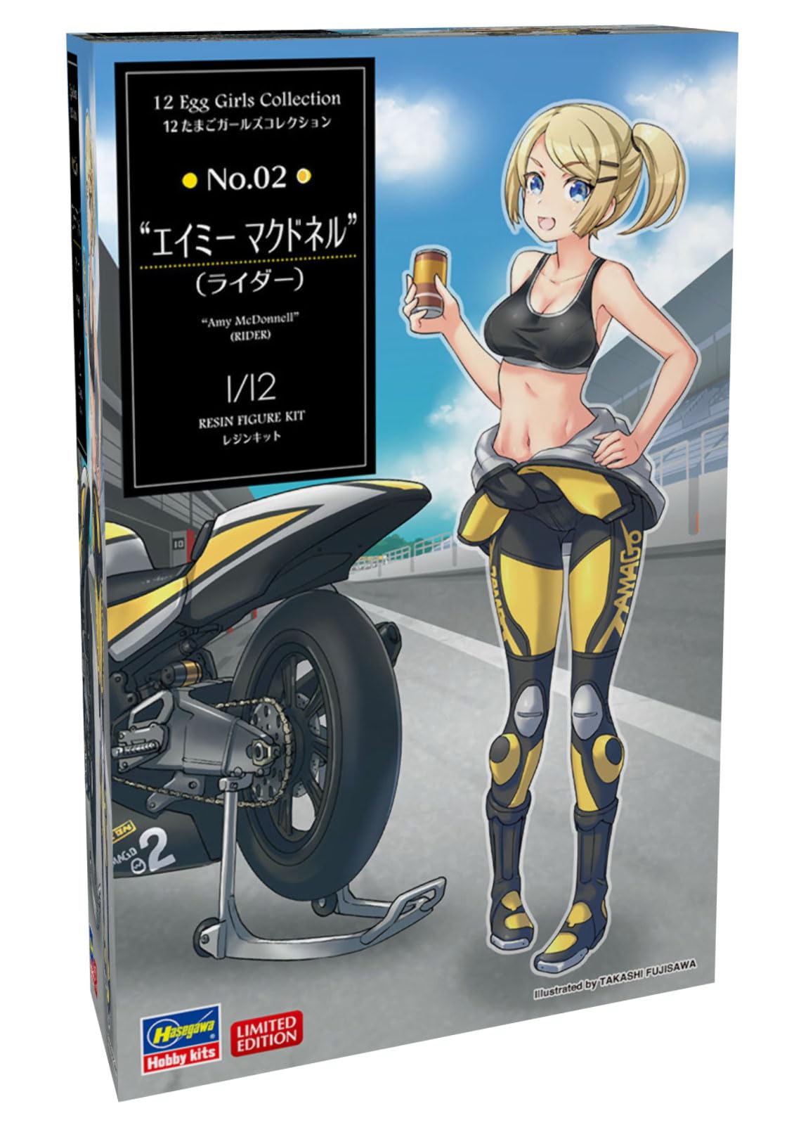 

Hasegawa Egg Girls Collection Amy McDonnell неокрашенный набор из смолы SP408 1/12 № 02 (Всадник)