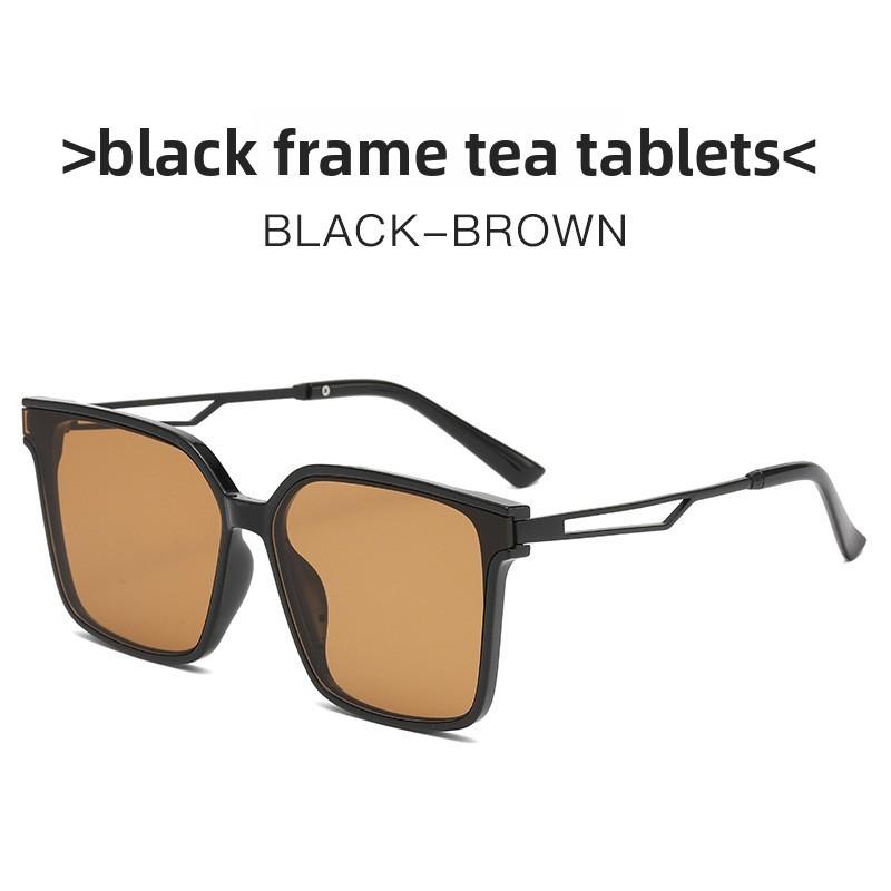 Gm Fashion Retro Square Sunglasses With Uv400 Protection For Casual Outings