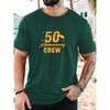 T-shirt Homme Été Vintage 50 Imprimé T-shirts Surdimensionné T-shirt Haut Vêtements Homme Streetwear Extérieur Manches Courtes T-shirts