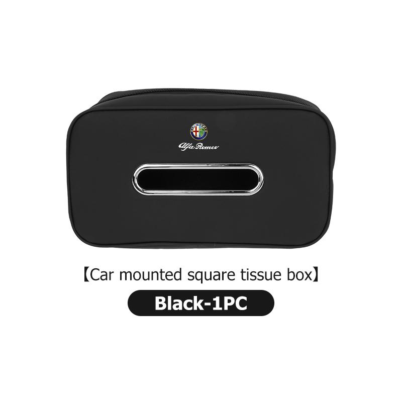 

Car Tissue Box Fix Strap Center Console Armrest Napkin Box Storage Bag For Alfa Romeo GT Stelvio F1 Brera Volante Tonale Gloria