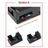 ATX 8Pin 6Pin Female To Male 90/180 Degree Angled Turning Connector Power Adapter Elbow Head for Graphics Video Card GPU Adapter