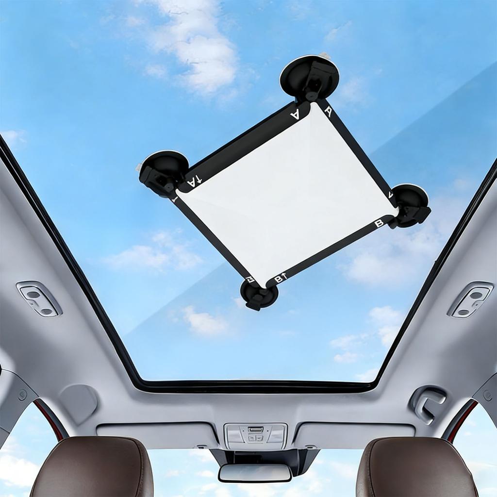 No Tools Required Suction Mount Heavy Duty Suction Cup Map Mount Carbon Steel Sunroof Holder Easy to Use for Satellite