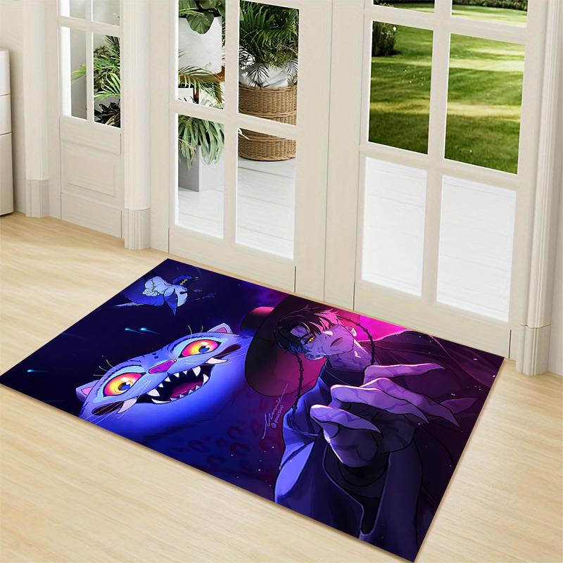 1Pc Fantasy Anime Character Carpet Rug Customizable Soft Washable Antislip Home Living Room Sofa Mats Personalized Rug 0917201