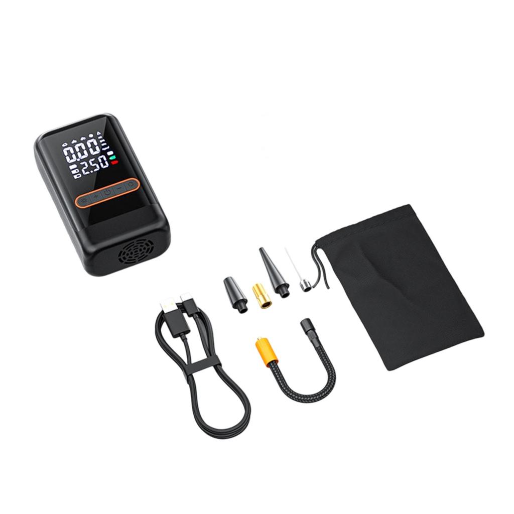 Tire Inflator Portable Compressor-Cordless Electric For Car | Auto With Digital Pressure Gauge | Electric Vehicle Inflation Accessories