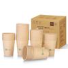Deli 250ml Bamboo Fiber Disposable Paper Cups