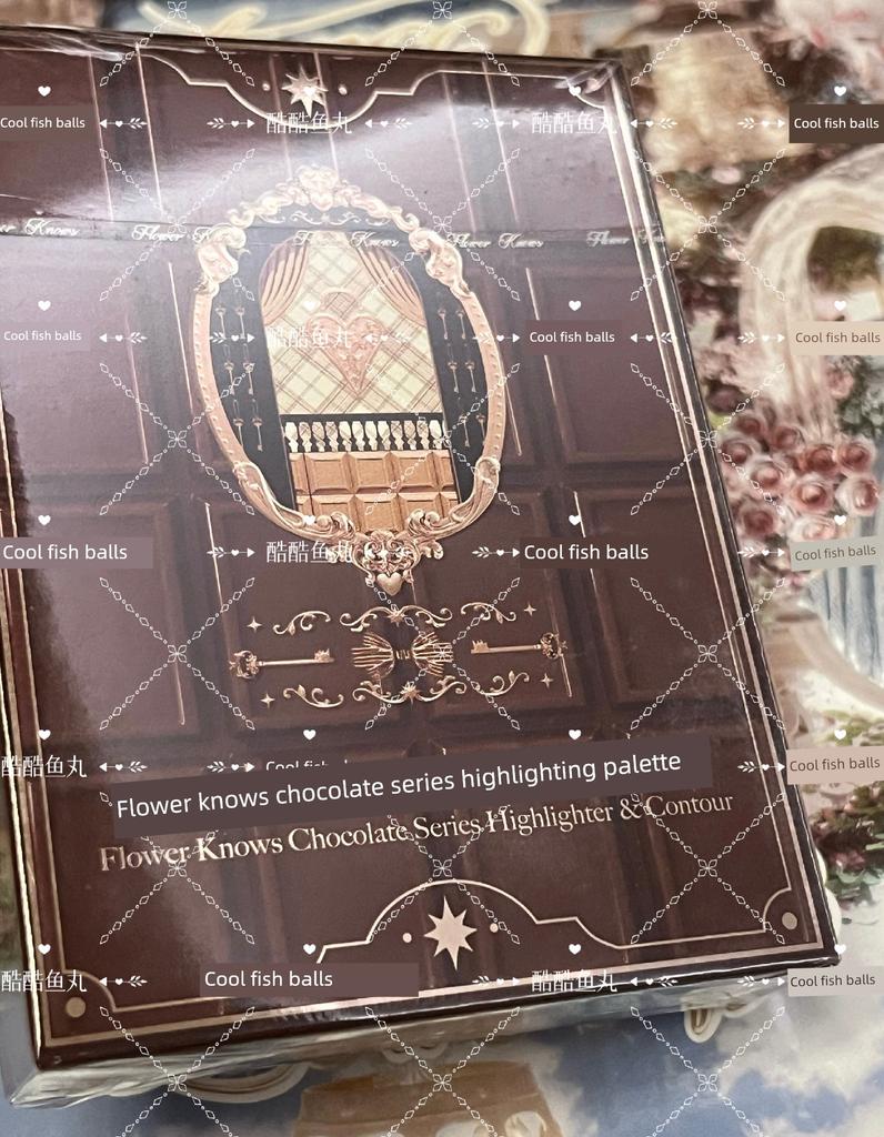 Princess, Please Place Your Order~ Real Photos! Flower Knows Chocolate Series Lip Cream, Blush, Eyeshadow Palette, Highlighter and Contour Palette