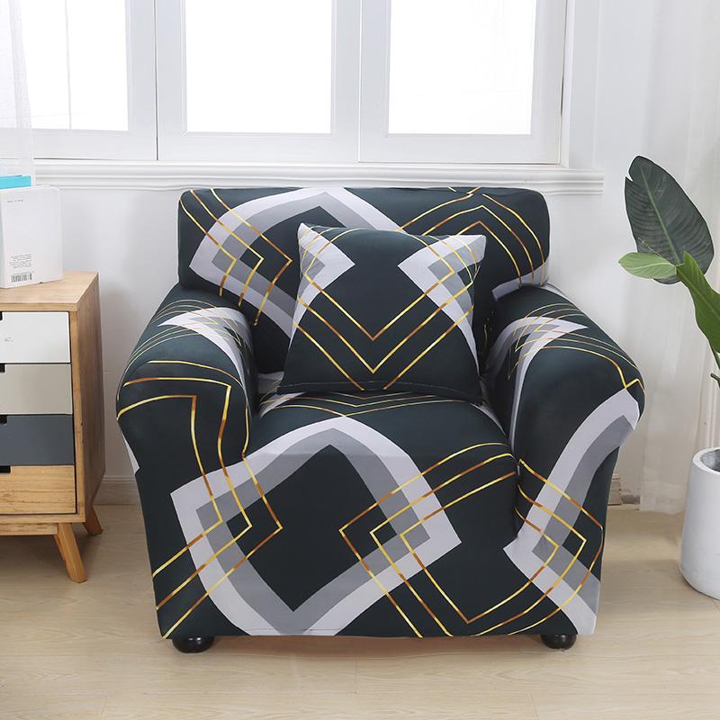 

один диван стул чехлы кресло украшение эластичный спандекс для гостиной диван чехол стрейч цветочный принт Small(90-140cm)