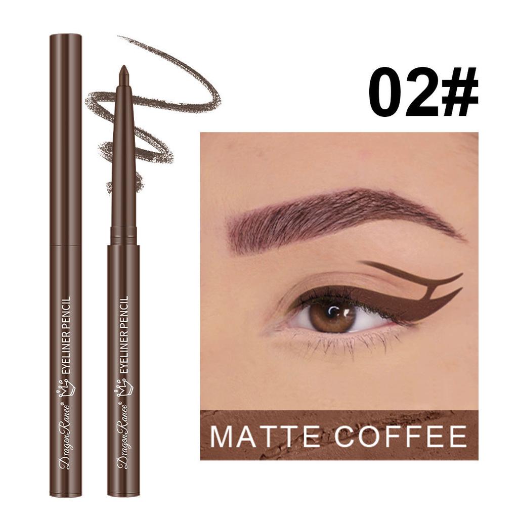 Matte Brighten Lying Silkworm Eyeliner Gel Pen Waterproof Quick Drying Pink Brown Ultra Fine Eye Shadow Pen Not-Smudge Makeup