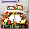 3pcs Duvet Cover Set (1*Duvet Cover + 2*Pillowcase, Without Core), Garfield Print Soft All‑Season Bedding Set, Home Bedroom Decor Gift