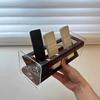 Acrylic Remote Control Bracket Multi-function Desktop Holder Organizer Sofa Mobile Phone Remote Control Rack Clear Display Box