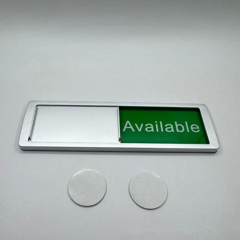 Office Signages Conference Room Display Slidings Door Sign Toilet Hotel Hospital Listing Magnetic Slider Indicators Sign