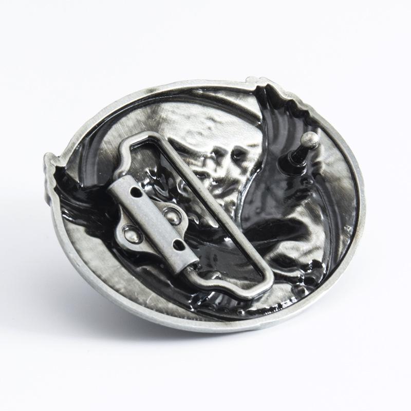 Men's Punk Cowboy Western-Style Belt Buckle – Mountain Eagle Design