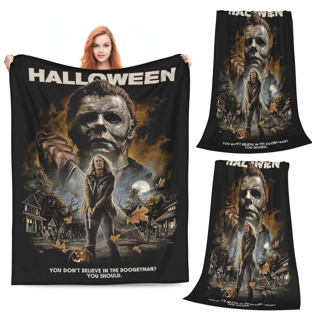 Coperte Michael Myers Morbida Calda Coperta Plaid in Flanella Copriletto per Letto Soggiorno Picnic Viaggio Casa Divano