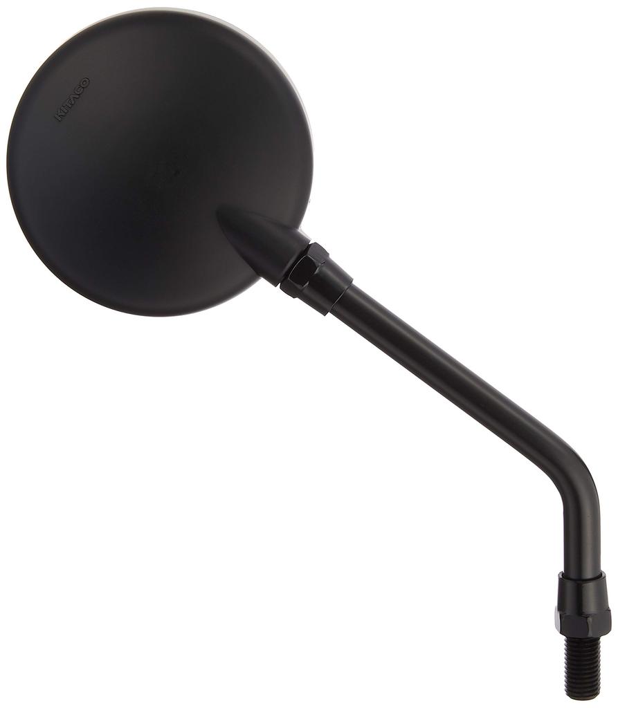 KITACO Small Blue Mounting Diameter Common for Left and 1 10mm Z-II Mirror, Mirror, M10, Right, Piece, Aluminum, Universal, Black, 675-0621051,