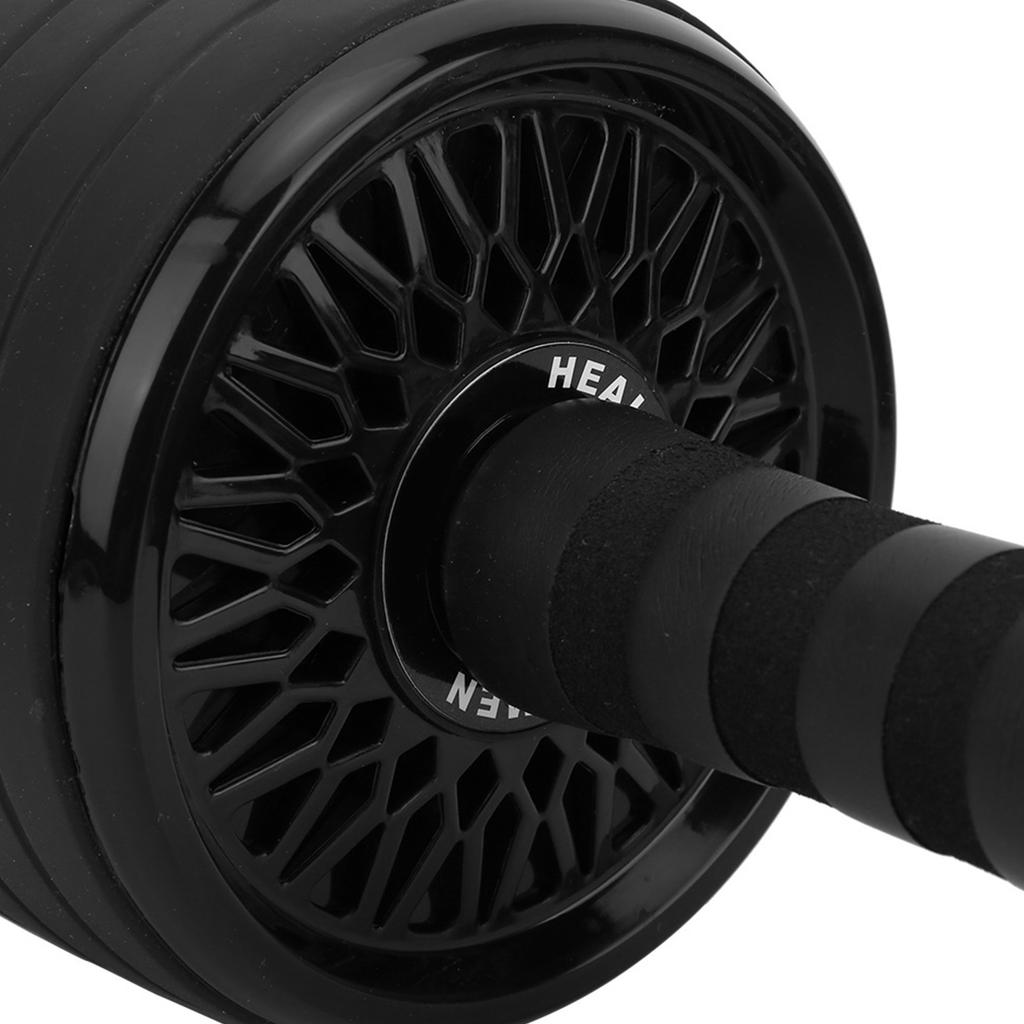 Rueda para Entrenamiento de Músculos Abdominales Rodillo Mango de Esponja Agarre Equipo de Ejercicio para la Cintura Gimnasio Fuerza Corporal Potencia Fitness