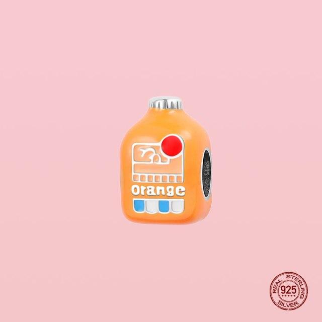 Pendentif en argent sterling 925 avec perles pour bracelet et collier Panjia originaux, bijoux pour femmes