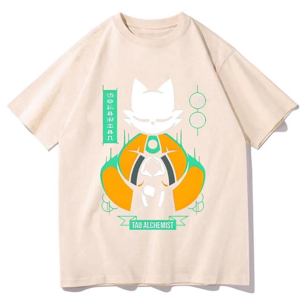 Nine Sols TShirt Yi Tao Alchemist Character T Shirts Hot Game Cartoon Print Cotton Clothes Women Men Comfortable Casual Top L