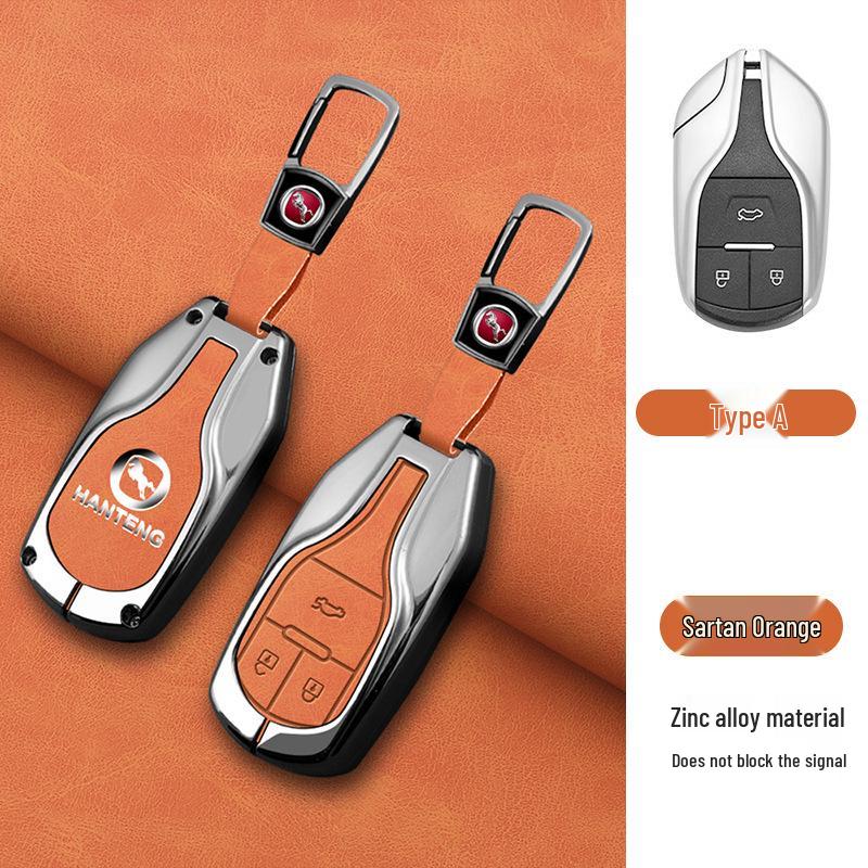 Hanteng X7S/X5 Car Key Case 2018: High-End Metal Key Cover & Remote Control Shell with Buckle