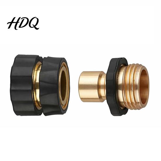 Quick Connect Garden Hose Connector Fittings Release 3/4 Inch Leakproof Water Adapter Universal Fittings for Irrigation Adapter