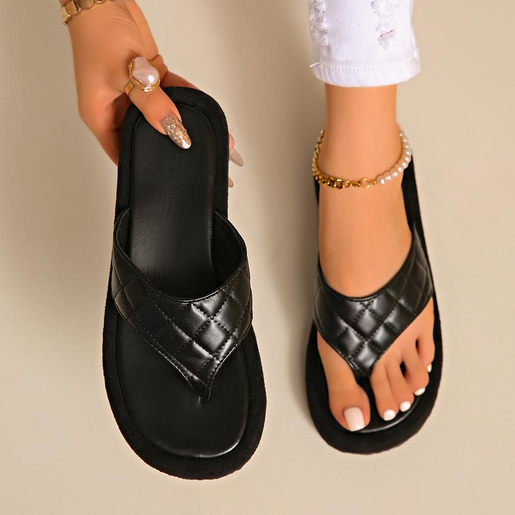 Platform Slippers Women Casual Summer Fashion Shoes Women Non-slip Increase Home Slippers Lightweight Sandals Slides Women