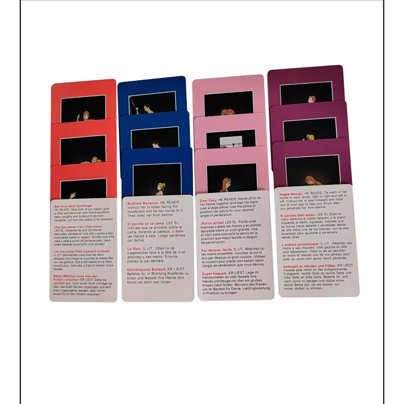 Carduri de Comandă pentru Dormitorul Cuplurilor Erotice – Joc de Poziții Sexuale