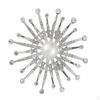 Brooch with Pearl Beads Lapel Pin Bridal Wedding Jewelry