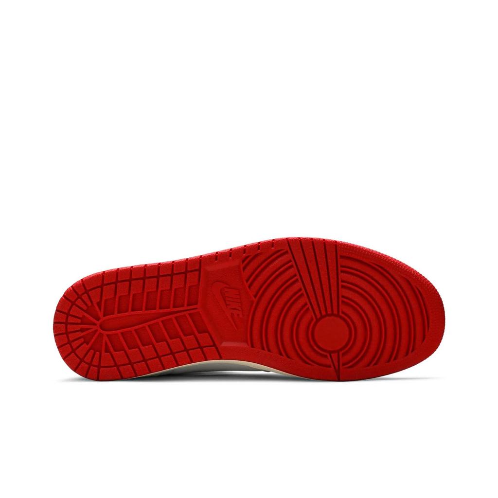 Air Jordan 1 Retro High Zip 'White University Red' (Unisex) White / University Red-Sail Vintage Basketball Shoes AR4833 100