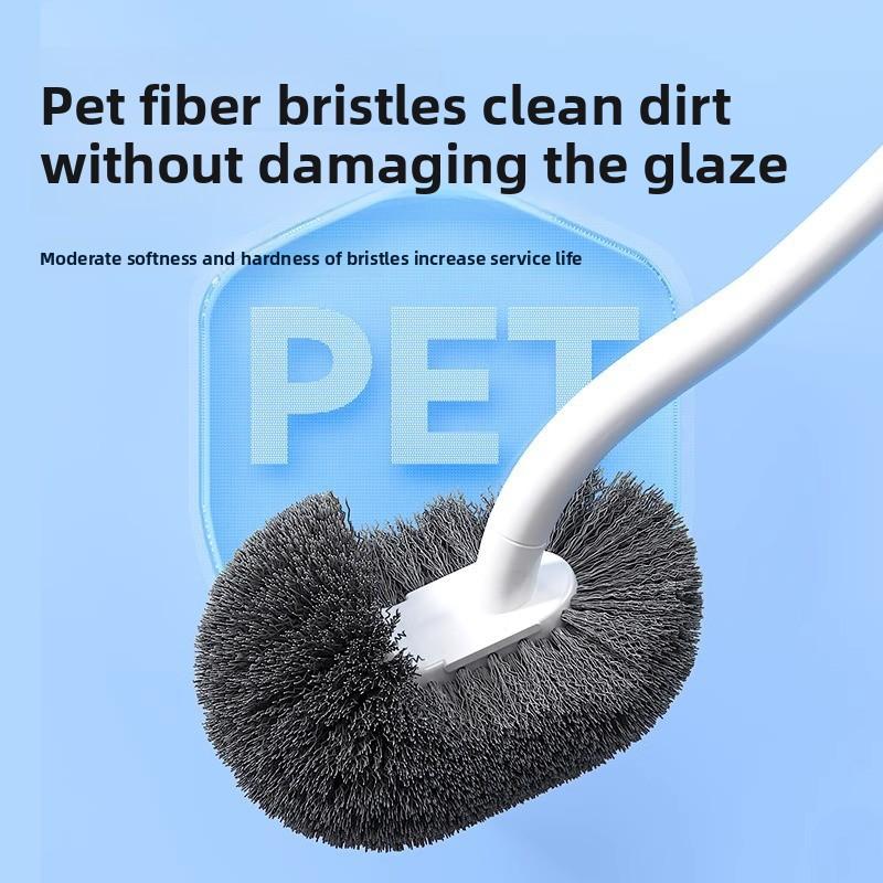 Toilet Brush - A Toilet Brush That Thoroughly Cleans The Bathroom Without Any Blind Spots. Ideal for Household Use. A Cleaning Brush for The Toilet.