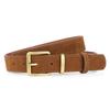 Women's Retro Suede Belt with Pin Buckle: Elegant and Versatile Leather Accessory for Jeans and Suits