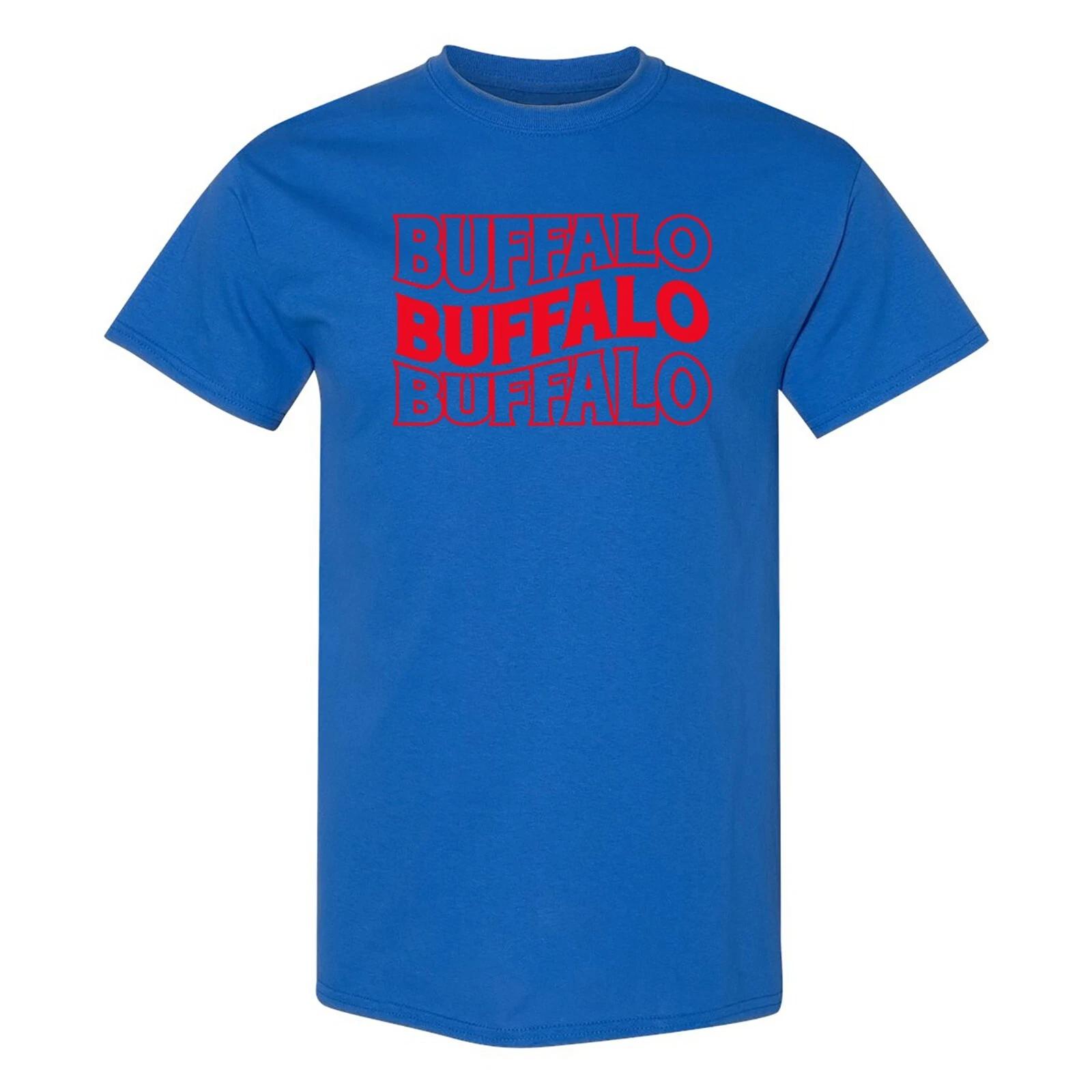 Buffalo Wave - Sport Football Short Sleeve T Shirt - Royal 2XL