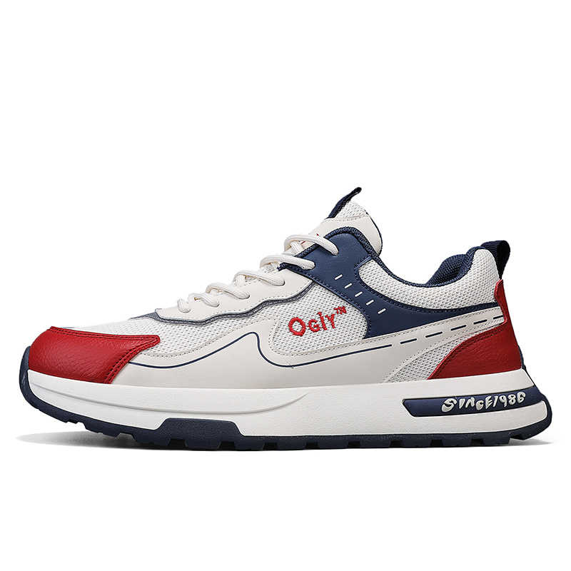 Fashion Round Nose Thick Heeled Flat Sneakers Vulcanize New Novelty Shoes For Men's Shoes Sport Super Sale Comfort Shoos Popular