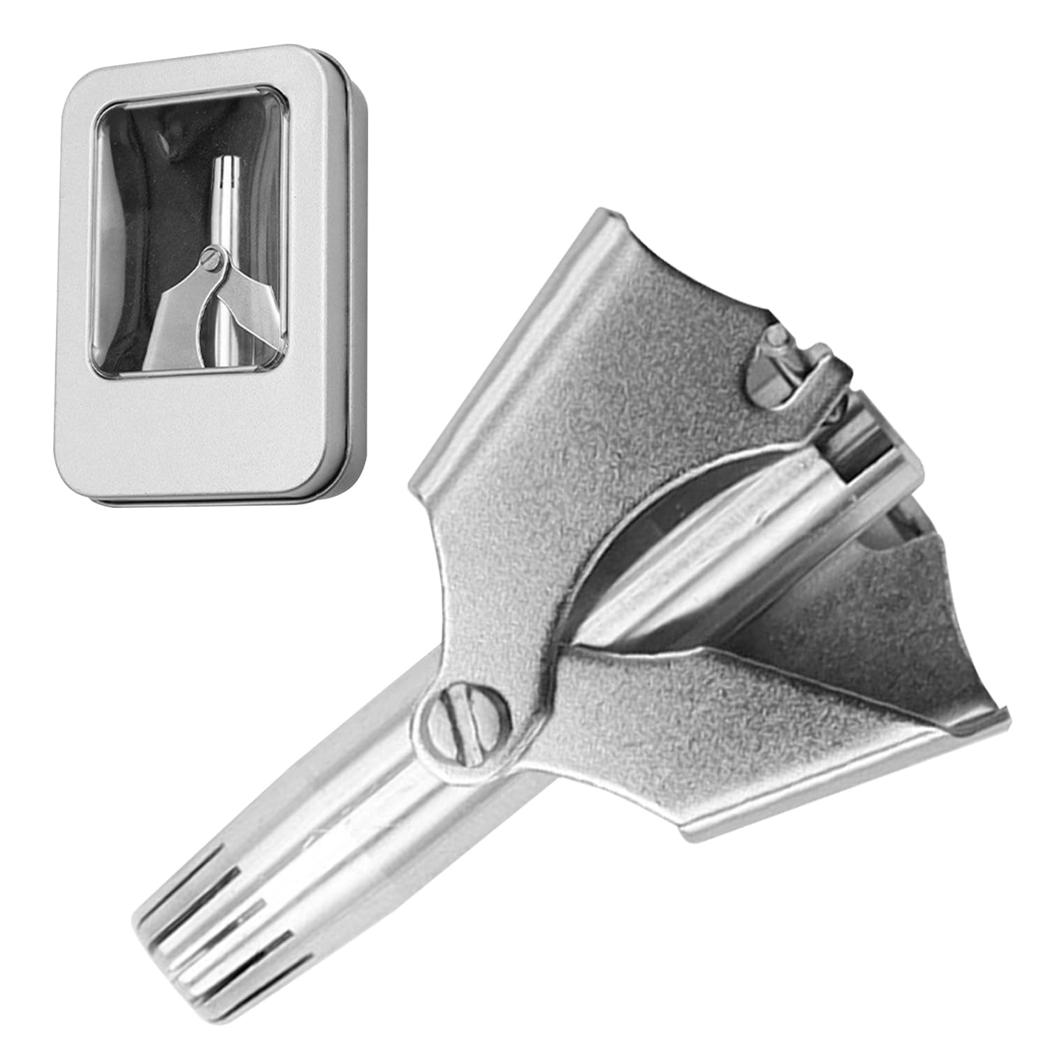 

VELAJA Rotary Nose Hair No Charging with Storage 12 3D Convenient for Nose Hair Trimming Trimmer, Painless, Manual, Required, Washable, Case, Unisex,