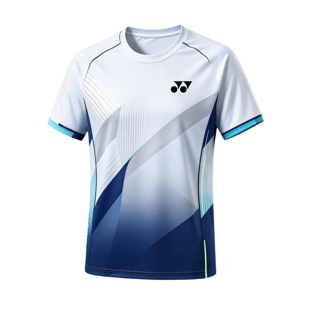 Yonex Badminton Shirt For Men Quick Dry Gradient Running Shirt