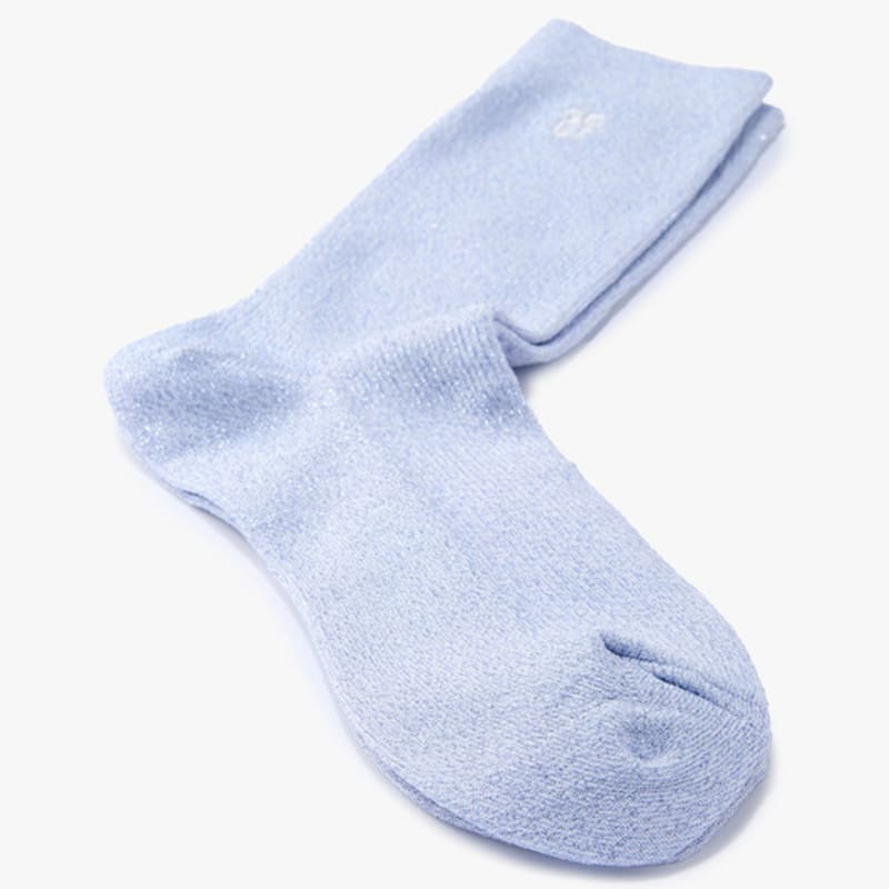 GCUT Mini Logo Metallic Socks_Light Blue 7215284402