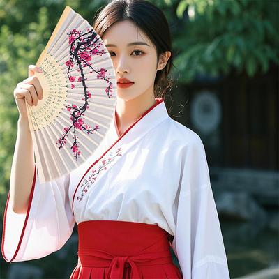 Chinese Ancient Folding Fan Vintage Exquisite Print Bamboo Folding Fan With Tassel Classical Dance Fan Home Decoration Craft