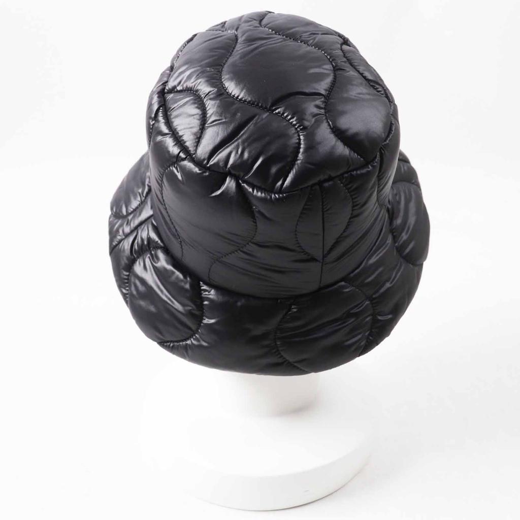 Excellent MIUMIU hat Logo embroidered black polyamide (nylon) Women S 5HC196 Used