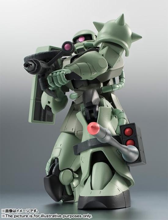 TAMASHII NATIONS ROBOT Spirits Mobile Suit Gundam SIDE MS MS-06 Mass-Produced Zaku Ver. A.N.I.M.E. (Resale Edition) Approx. 125mm PVC & ABS Painted