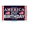 Bandiera Commemorativa del 250° Anniversario della Nascita dell'America Striscione Patriottico USA per il Giorno dell'Indipendenza Regalo da Collezione Storica 90x150cm