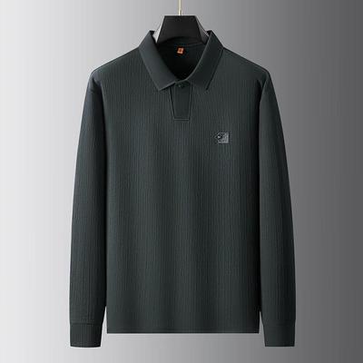 Men's Plus Size 3/4 Sleeve Casual Polo Shirt
