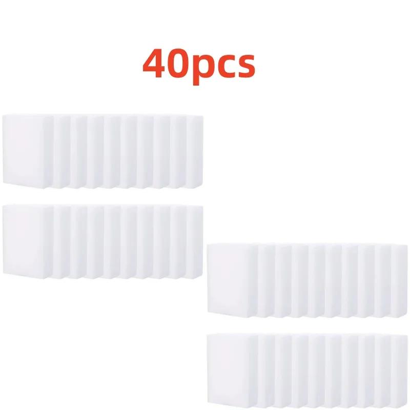 40/20Pcs Magic Nano Sponge Cleaner Multifunction Melamine Cleaning Spong for Dish Washing Home Kitchen Bathroom Cleaning Tools