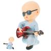 Resin Car Ornaments Band Figurines Monks Dolls Creative Monks Action Figure  DashBoard Voiture